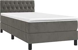 vidaXL Boxspringbett mit Matratze Bett Polsterbett 