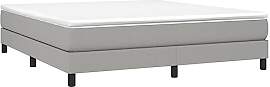 vidaXL Boxspringbett mit Matratze Bettgestell