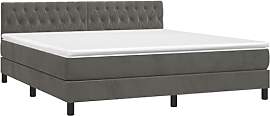 vidaXL Boxspringbett mit Matratze Doppelbett Bett