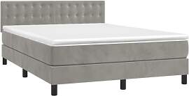 vidaXL Boxspringbett mit Matratze Doppelbett Bett