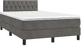 vidaXL Boxspringbett mit Matratze Doppelbett Bett