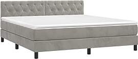 vidaXL Boxspringbett mit Matratze Doppelbett Bett