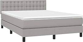 vidaXL Boxspringbett mit Matratze Doppelbett