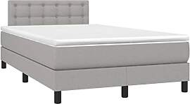 vidaXL Boxspringbett mit Matratze Doppelbett