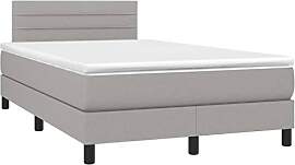 vidaXL Boxspringbett mit Matratze Doppelbett