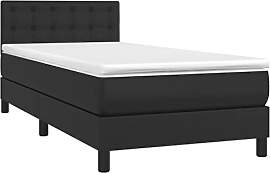 vidaXL Boxspringbett mit Matratze Einzelbett