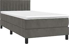 vidaXL Boxspringbett mit Matratze Polsterbett Bett 