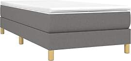 vidaXL Boxspringbett mit Matratze Polsterbett