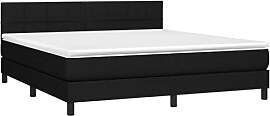vidaXL Boxspringbett mit Matratze Polsterbett