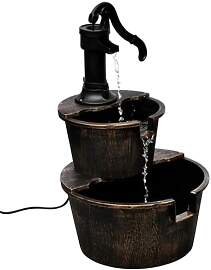 vidaXL Brunnen Design Brunnenpumpe Dekoration