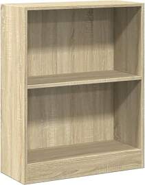 vidaXL Bücherregal 2 Fächer Standregal Wandregal 