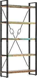 vidaXL Bücherregal 5 Fächer Industriestil