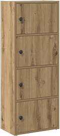 vidaXL Bücherregal Artisan-Eiche 40x24x102 cm