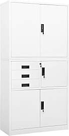 vidaXL Büroschrank Aktenschrank Metallschrank