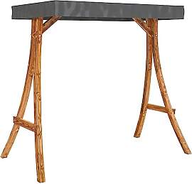 vidaXL Bugholz Schaukelgestell mit Anthrazit Dach