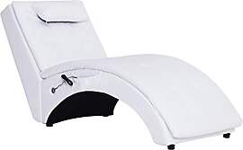 vidaXL Chaiselongue mit Massage Kissen Relaxliege
