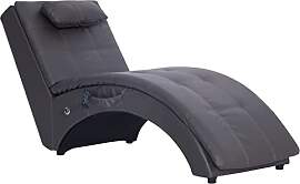 vidaXL Chaiselongue mit Massage Kissen Relaxliege
