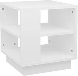 vidaXL Couchtisch mit 2 Ablagen Beistelltisch