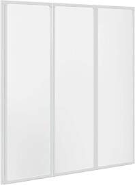 vidaXL Duschwand 141 x 132 cm 3 Paneele Faltbar,