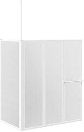 vidaXL Duschwand Duschabtrennung Duschkabine Bad