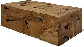 vidaXL Echtholz Couchtisch Handgefertigt Rustikal