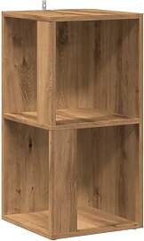 vidaXL Eckregal Artisan-Eiche 33x33x67 cm