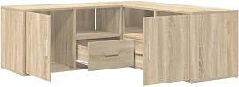 vidaXL Eckregal, Eckschrank 2