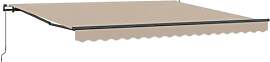 vidaXL Einziehbare Markise Beige 400 x 300 cm