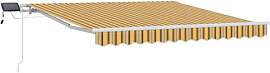 vidaXL Einziehbare Markise Mehrfarbig 300 x 250 cm 