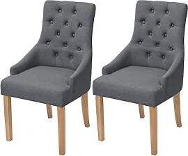 vidaXL Esszimmerstühle 2 STK., Esszimmerstuhl mit 