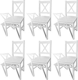 vidaXL Esszimmerstühle 6 STK., Esszimmerstuhl mit 