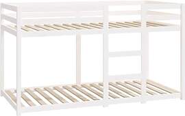 vidaXL Etagenbett, Hochbett mit Leitplanken,