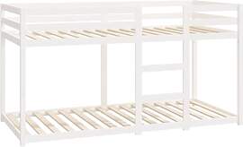 vidaXL Etagenbett, Hochbett mit Leitplanken,