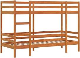 vidaXL Etagenbett, Stockbett ohne Matratze, Bett