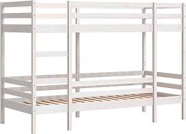 vidaXL Etagenbett, Stockbett ohne Matratze, Bett
