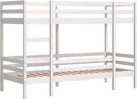 vidaXL Etagenbett, Stockbett ohne Matratze, Bett
