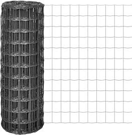 vidaXL Euro-Zaun Maschendrahtzaun 10x1 m mit 77x64 