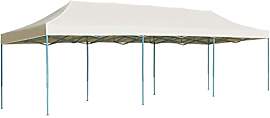 vidaXL Faltzelt Pop-Up 3x9m Creme Partyzelt
