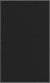 vidaXL Fußmatte Schwarz 90x150 cm,