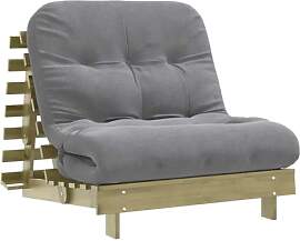 vidaXL Futon Schlafsofa mit Matratze, Bettsofa mit 