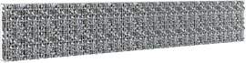 vidaXL Gabionen Wand mit Deckel 600x30x100cm