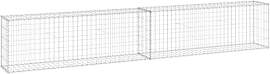 vidaXL Gabionenwand mit Abdeckung Gabione