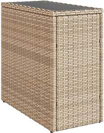 vidaXL Garten Beistelltisch, Gartentisch mit