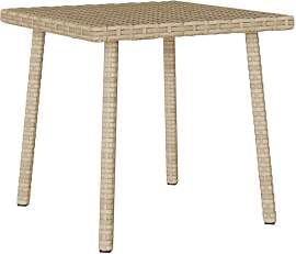 vidaXL Garten-Couchtisch Rechteckig Beige 40x40x37 