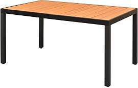 vidaXL Garten Esstisch Witterungsbeständig