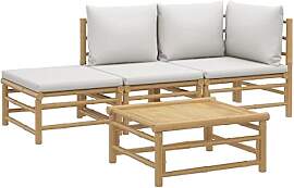 vidaXL Garten Lounge Set 4-TLG., Gartenmöbel Set