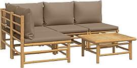 vidaXL Garten Lounge Set 5-TLG., Gartenmöbel Set