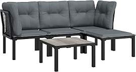 vidaXL Garten Lounge Set 5-TLG., Gartenmöbel Set