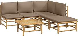vidaXL Garten Lounge Set 6-TLG., Gartenmöbel Set