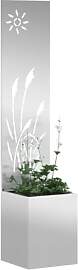 vidaXL Garten Sichtschutz-Leinwand Silber 32 x 140 